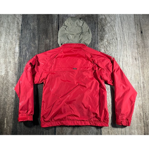 Volcom Red Jacket with Gray Hood - Picture 11 of 12